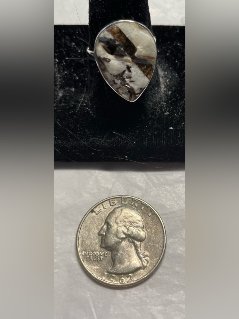 Astrophyllite ring